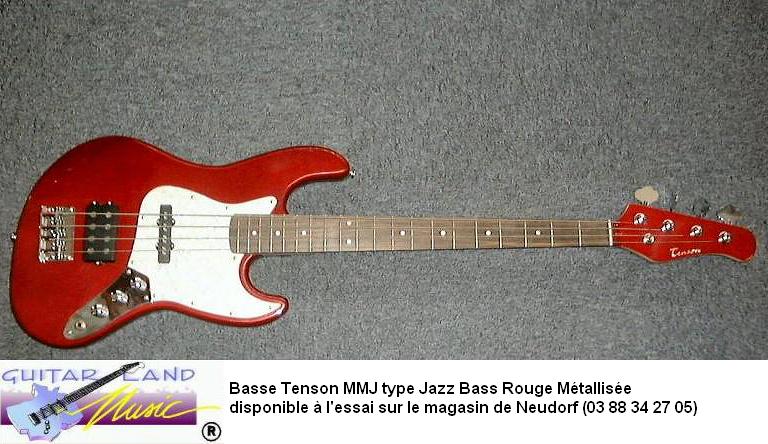 Basse Tenson MMJ type JB Rouge Metal
